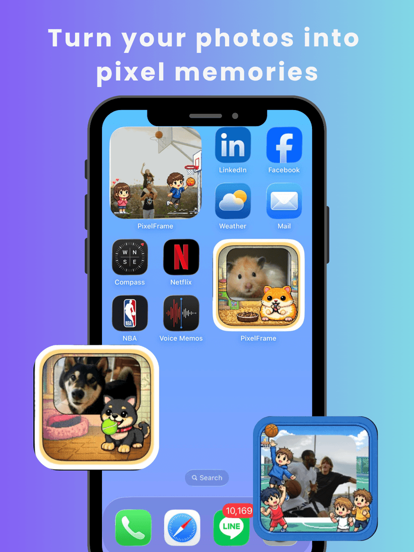 PixelFrame - iOS 桌面小工具 App screenshot 1