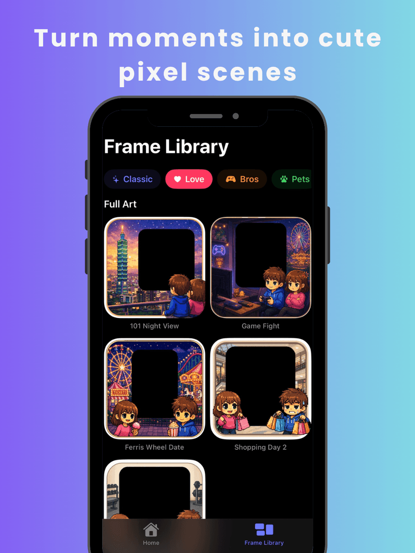 PixelFrame - iOS 桌面小工具 App screenshot 3