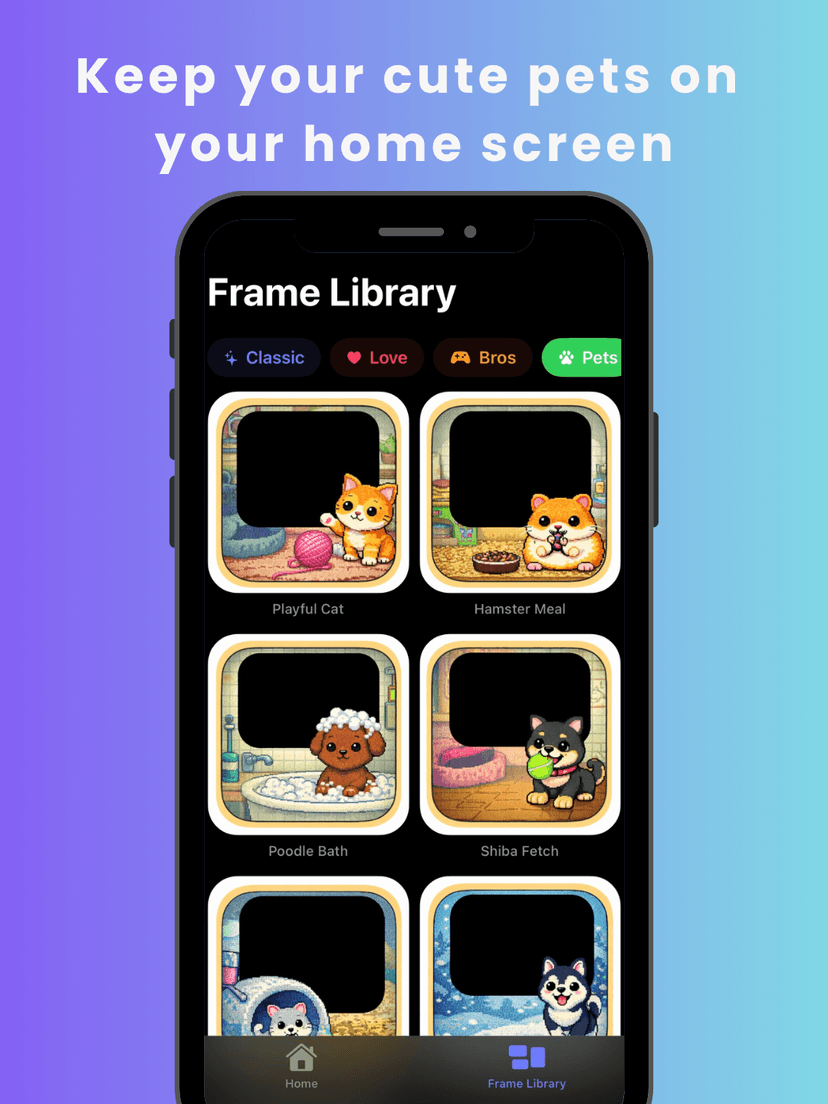 PixelFrame - iOS 桌面小工具 App screenshot 4